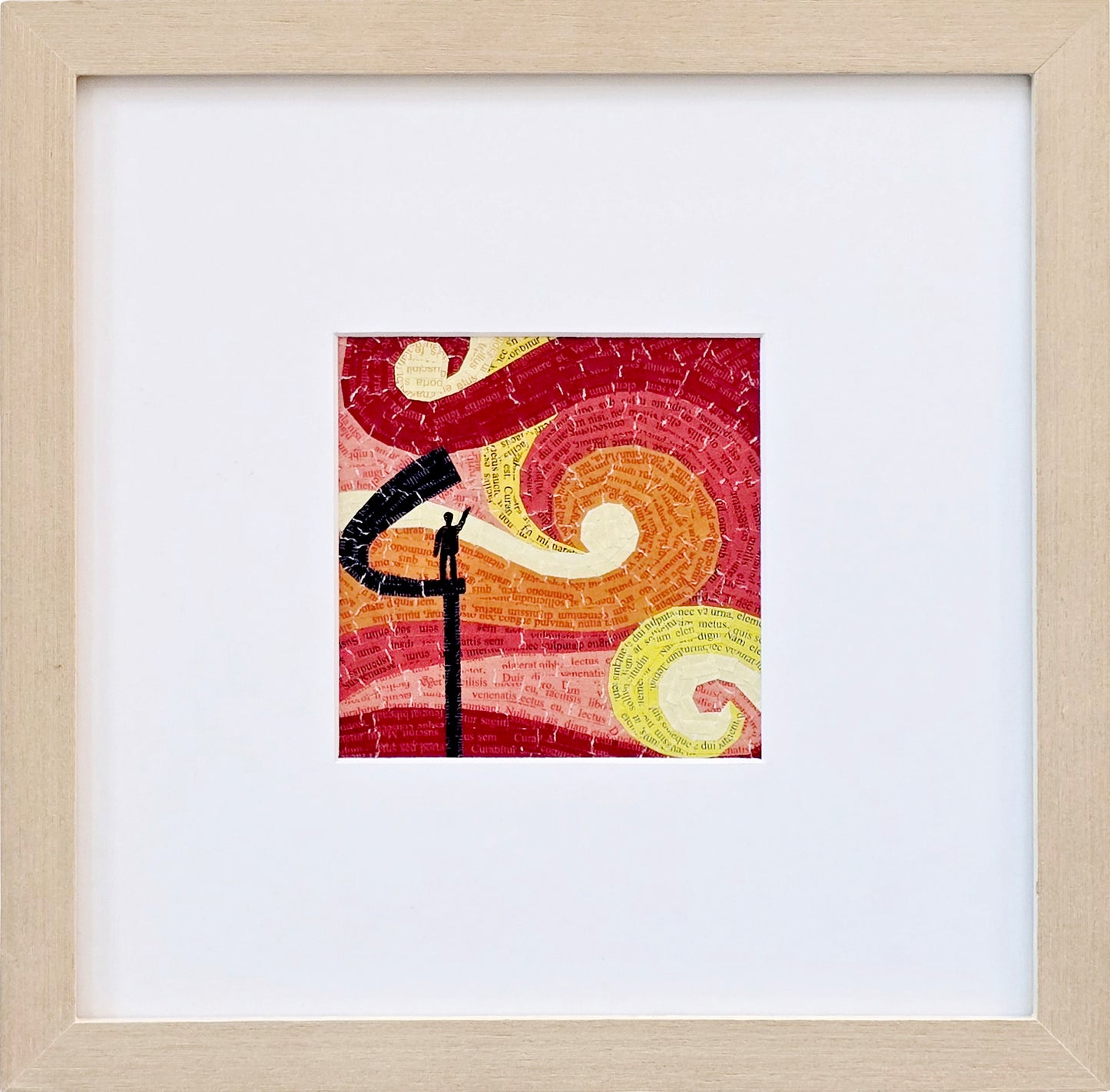 Quadro pronto com gravura assinada Ratão - Memorial JK 29x29 -