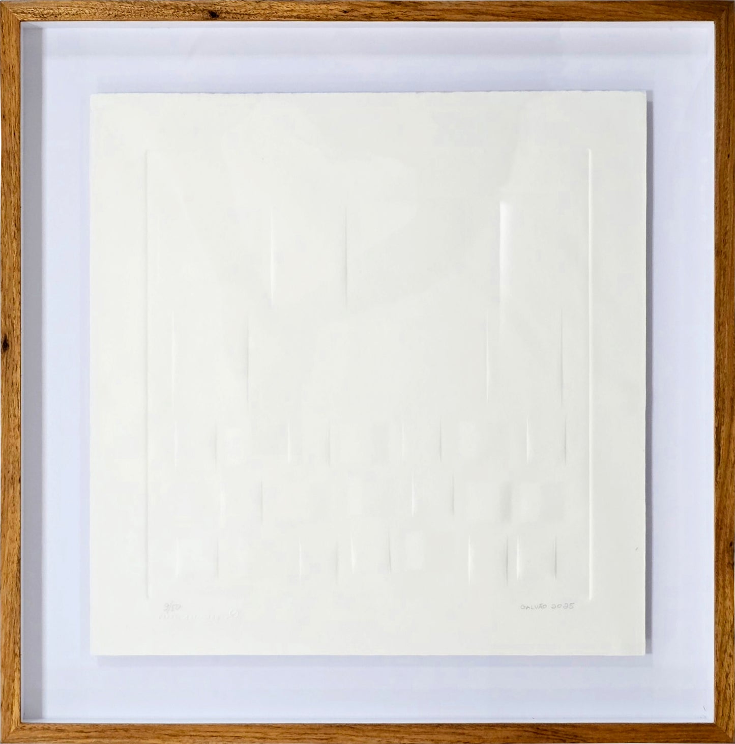 Quadro pronto João.C. Galvão quadrados e quadradinhos 58X58 9/50