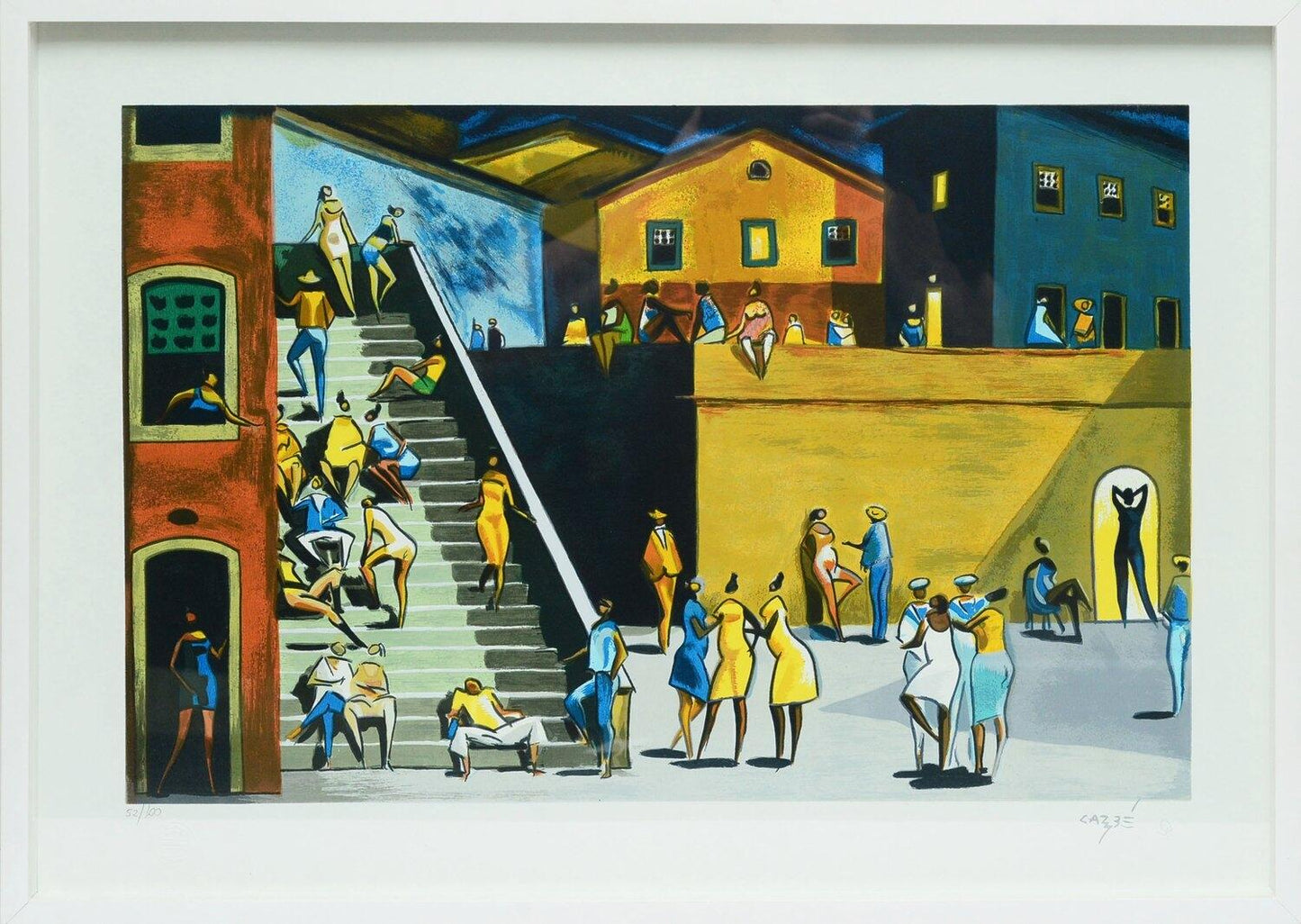 Quadro Carybé Maciel de baixo 52x72 cm