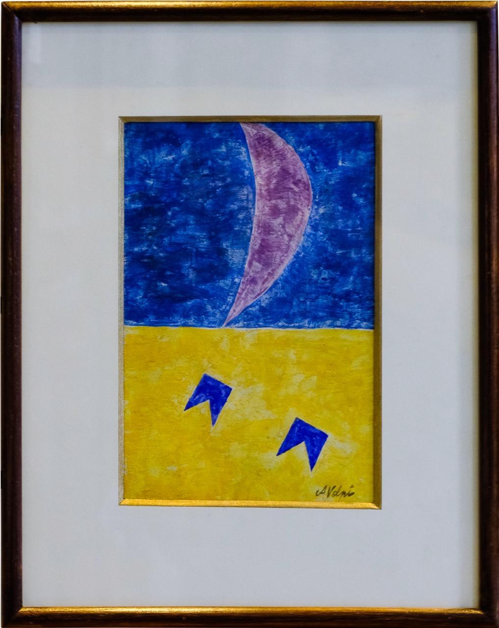 Quadro - Alfredo Volpi (35,5 cm x 28 cm)