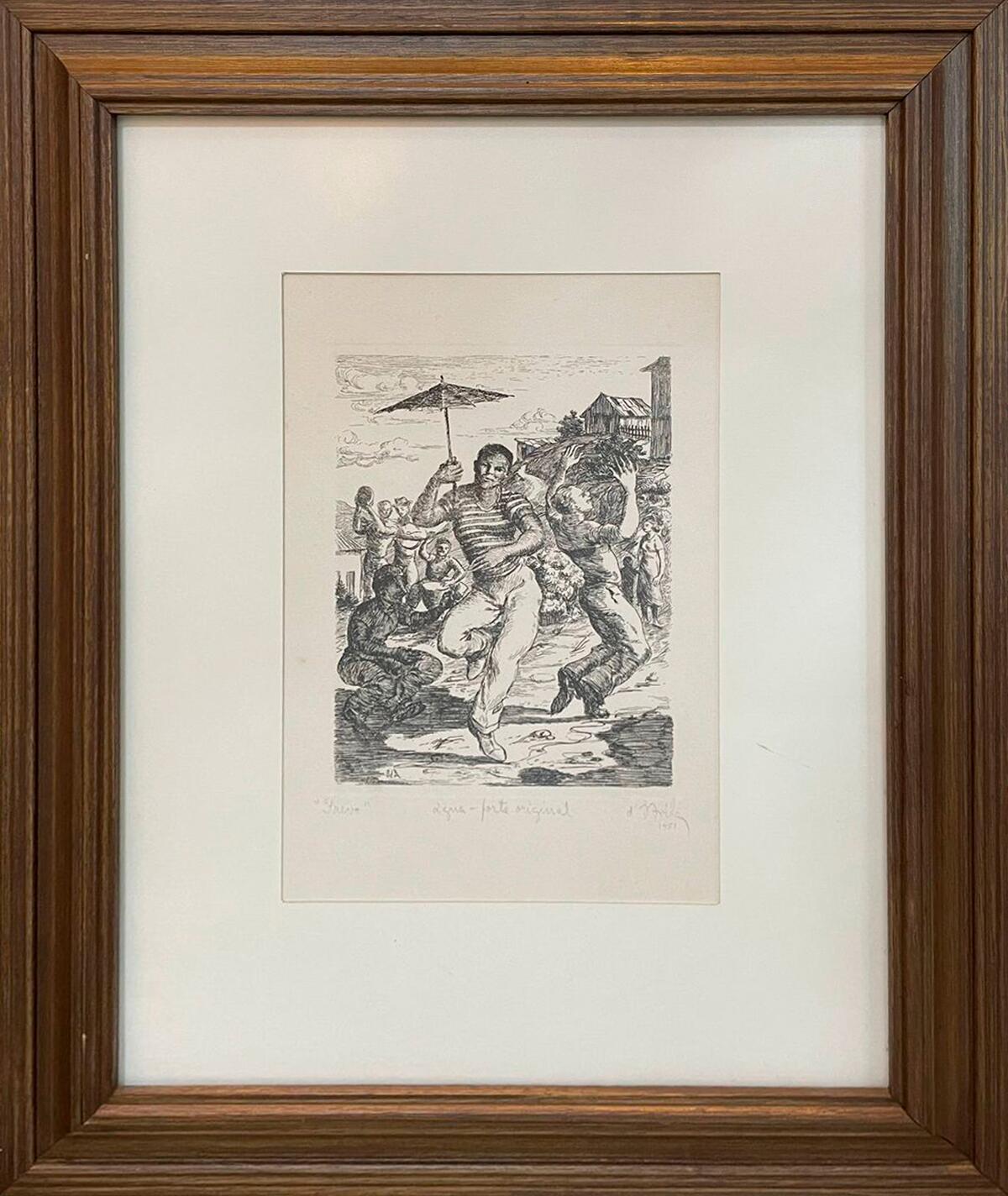 Gravuras Jose Silveira D'Avila (41 cm x 52 cm)