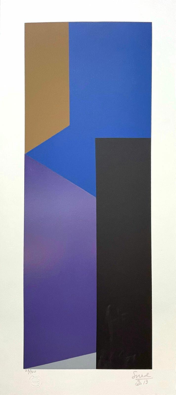 Gravura assinada - Sued 35 cm x 80 cm