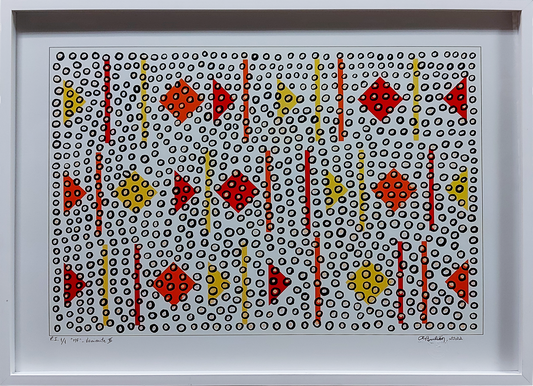 Quadro Athos Bulcão Gravura Variante II  53x73cm