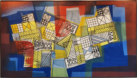 Tela original Burle marx - 122x212 cm