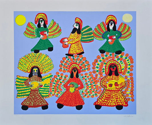 Gravura assinada Mulheres Antônio Poteiro 49/120 80x70