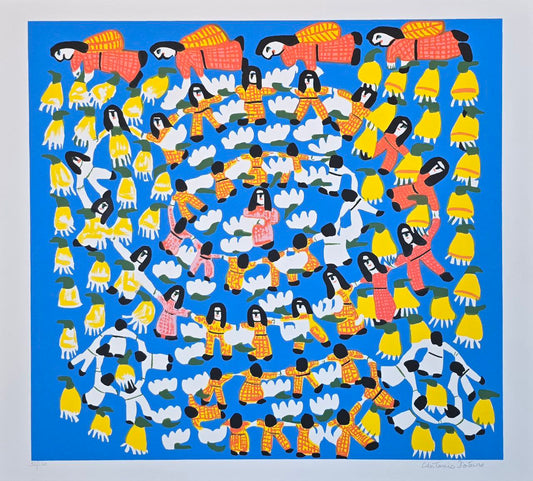 Gravura assinada Ciranda   Antônio Poteiro 52/120 80x70