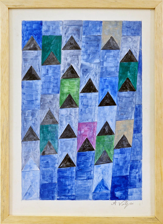 Quadro pronto original Alfredo Volpi  32x44