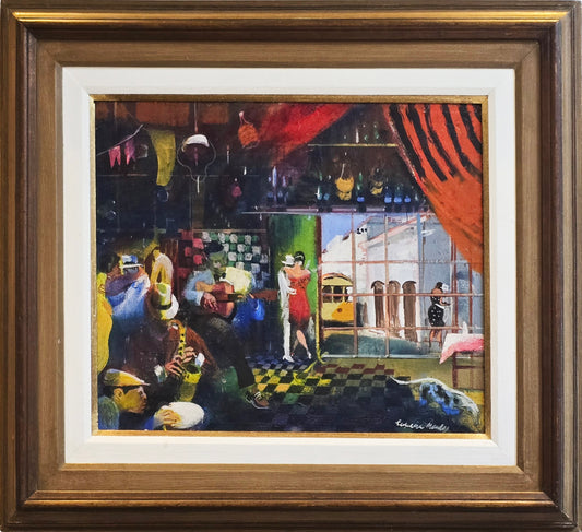 Quadro pronto original Teixeira Mendes  60x68,5 -