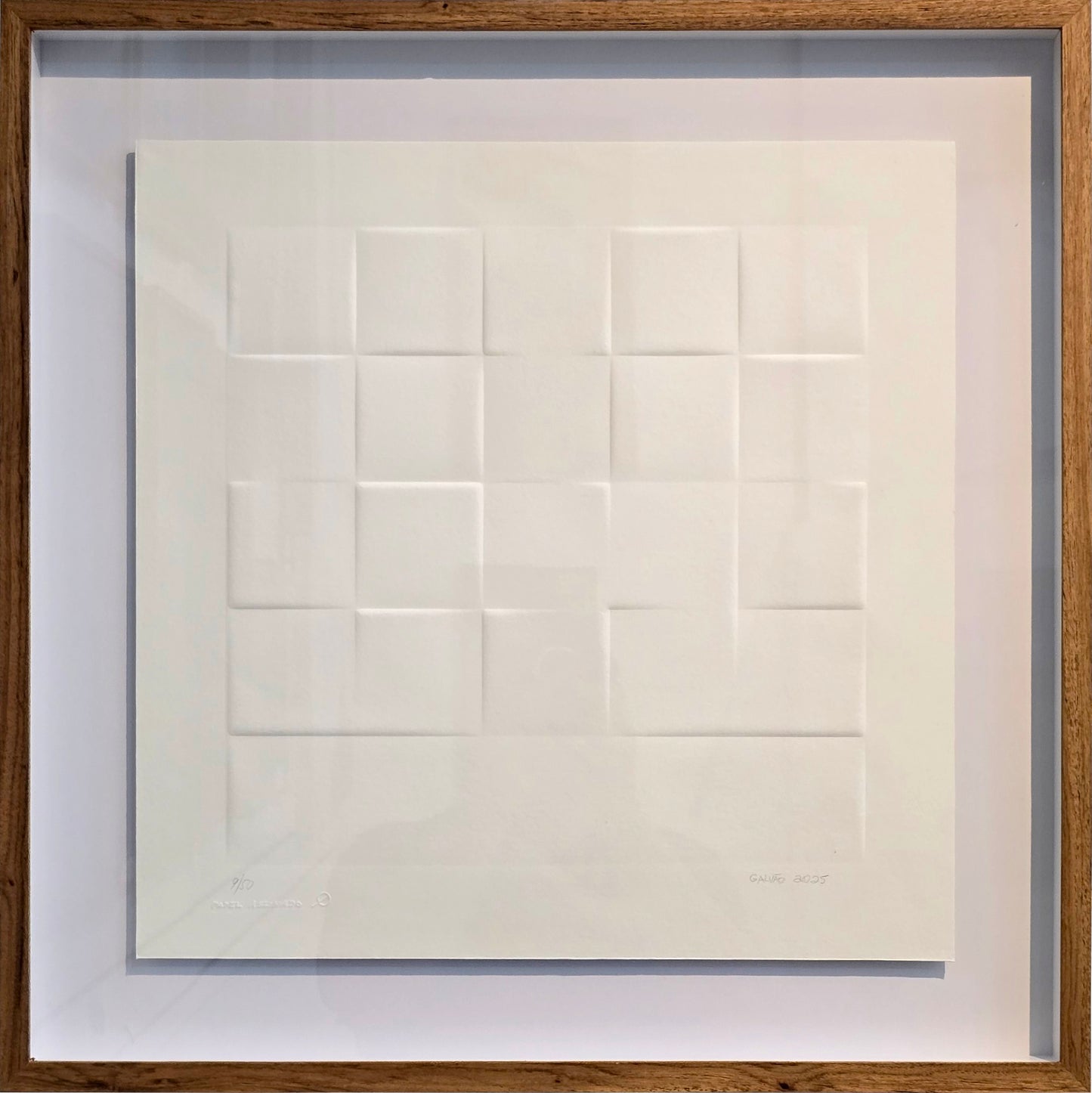 Quadro pronto João.C. Galvão quadrados e retangulo 58X58 9/50