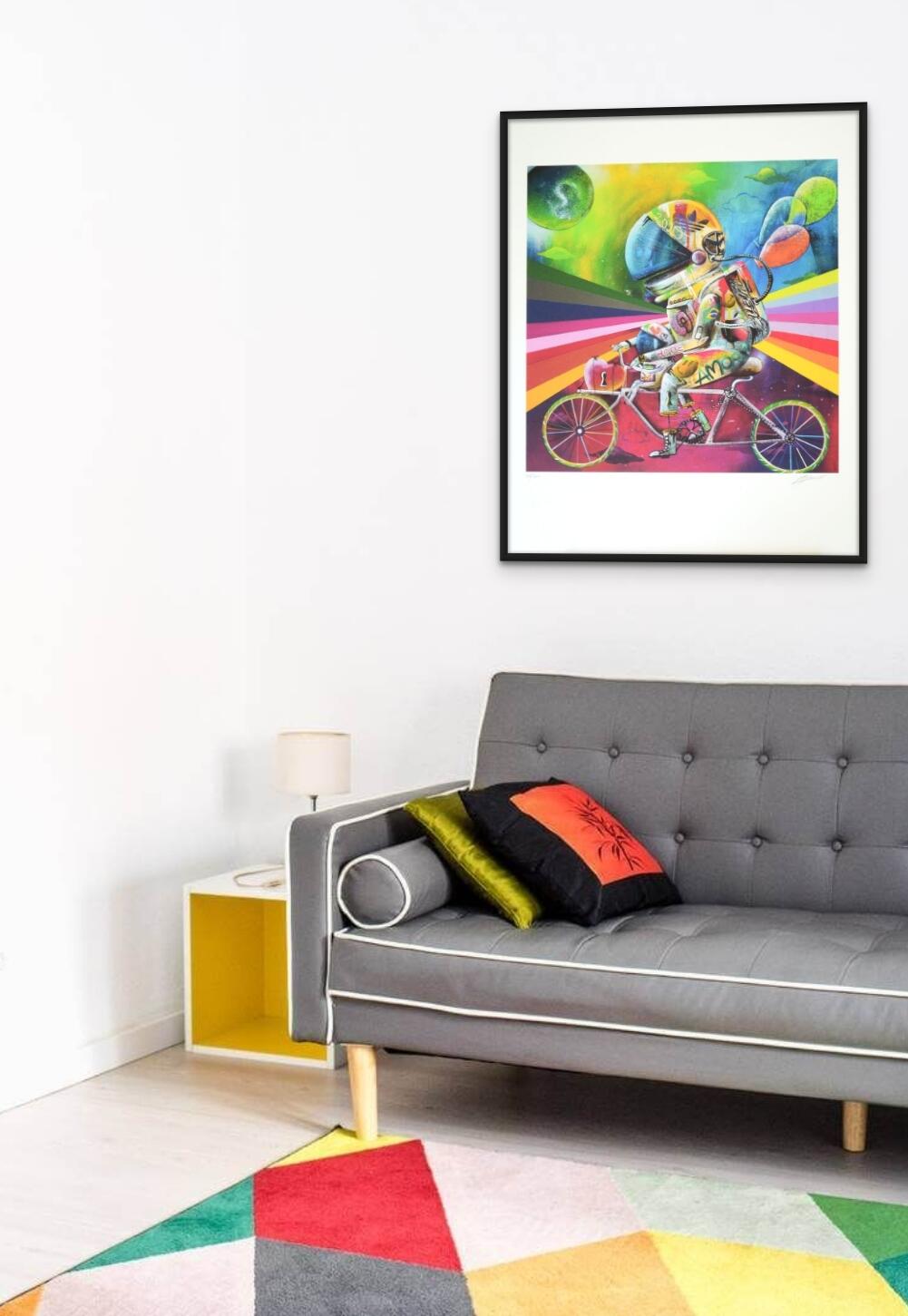 Alemão - Gravura Assinada (85cm x 69 cm)