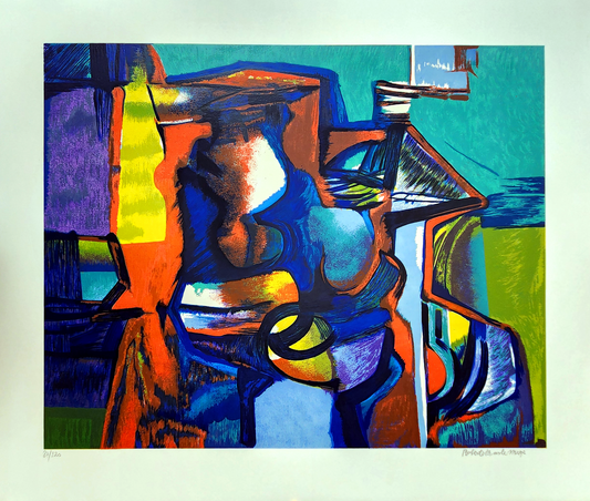 Gruvura - Burle Marx - abstrato - 70x80cm