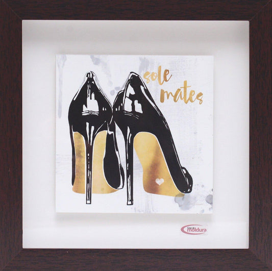 Quadro Pronto Sole Mates (Sapatos) 24 CM x 24 CM