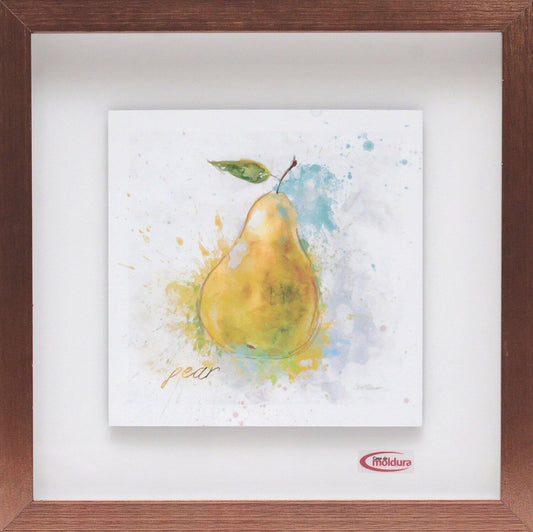 Quadro Pronto Pear 24 CM x 24 CM